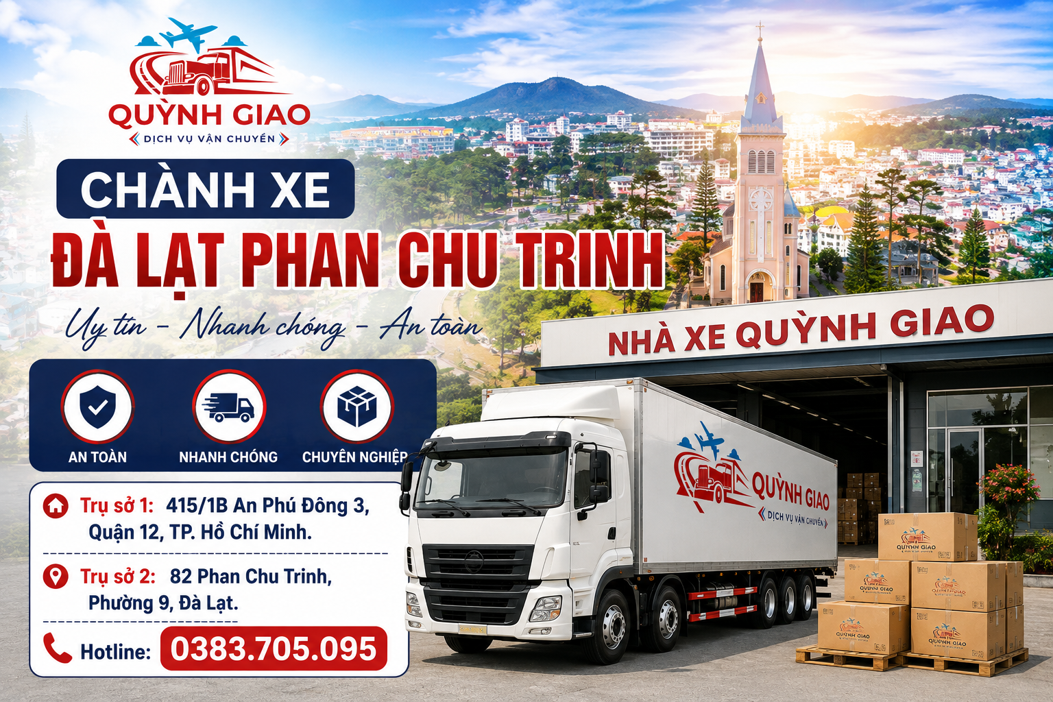 Chành xe Đà Lạt Phan Chu Trinh