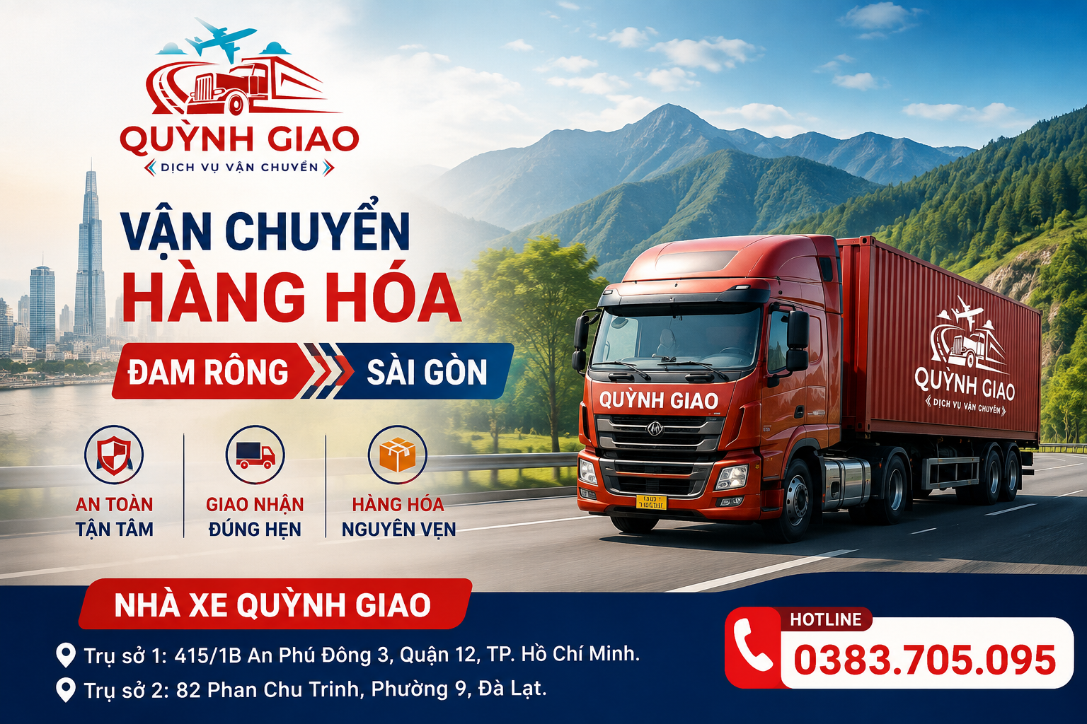 Vận chuyển hàng hóa Đam Rông Sài Gòn